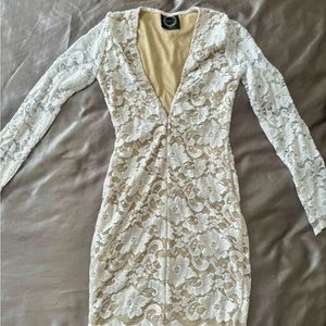 Holt white lace dress